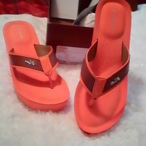 Coach Jolene platform wedge